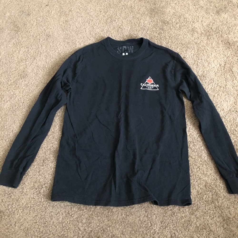 SCW black graphic long sleeve